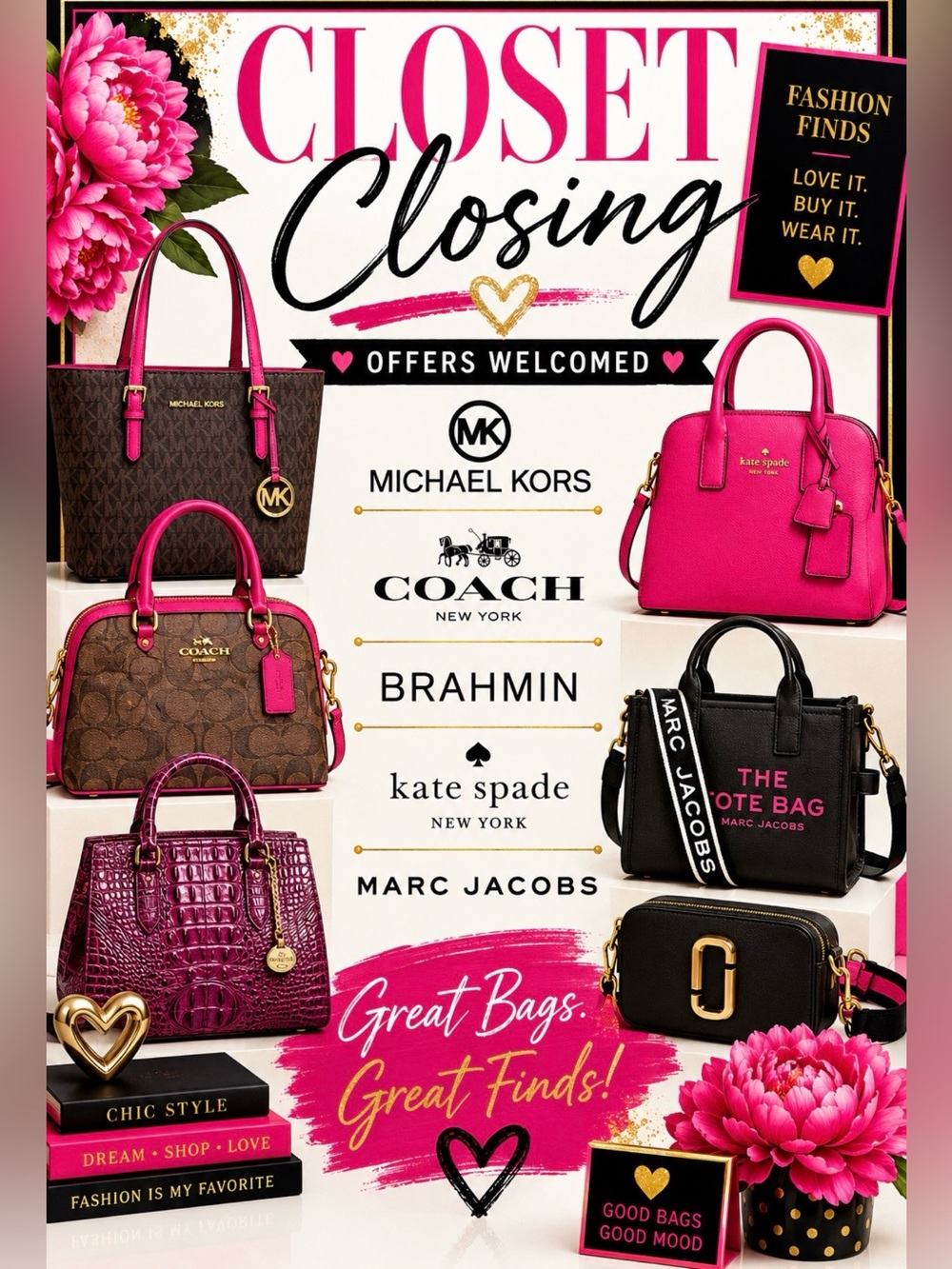 Closet Closing…Read Below